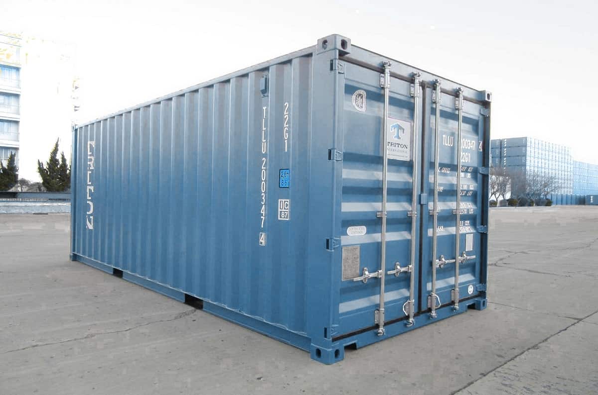 Контейнер склад 20 футов, RAL- 5005
